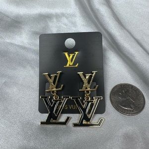 L and V earrings